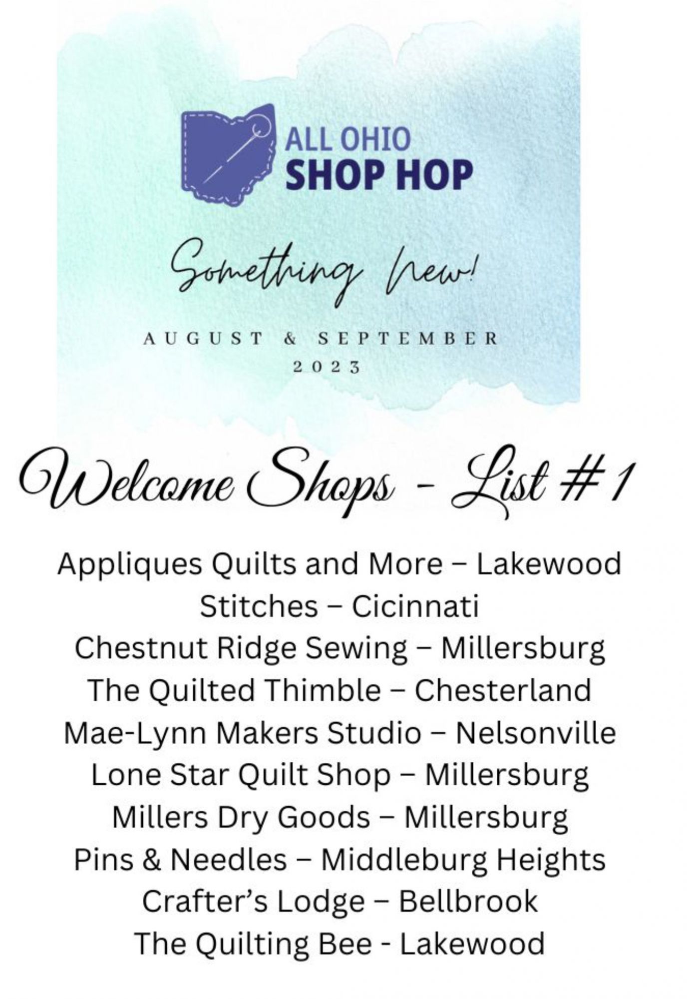 All Ohio Shop Hop